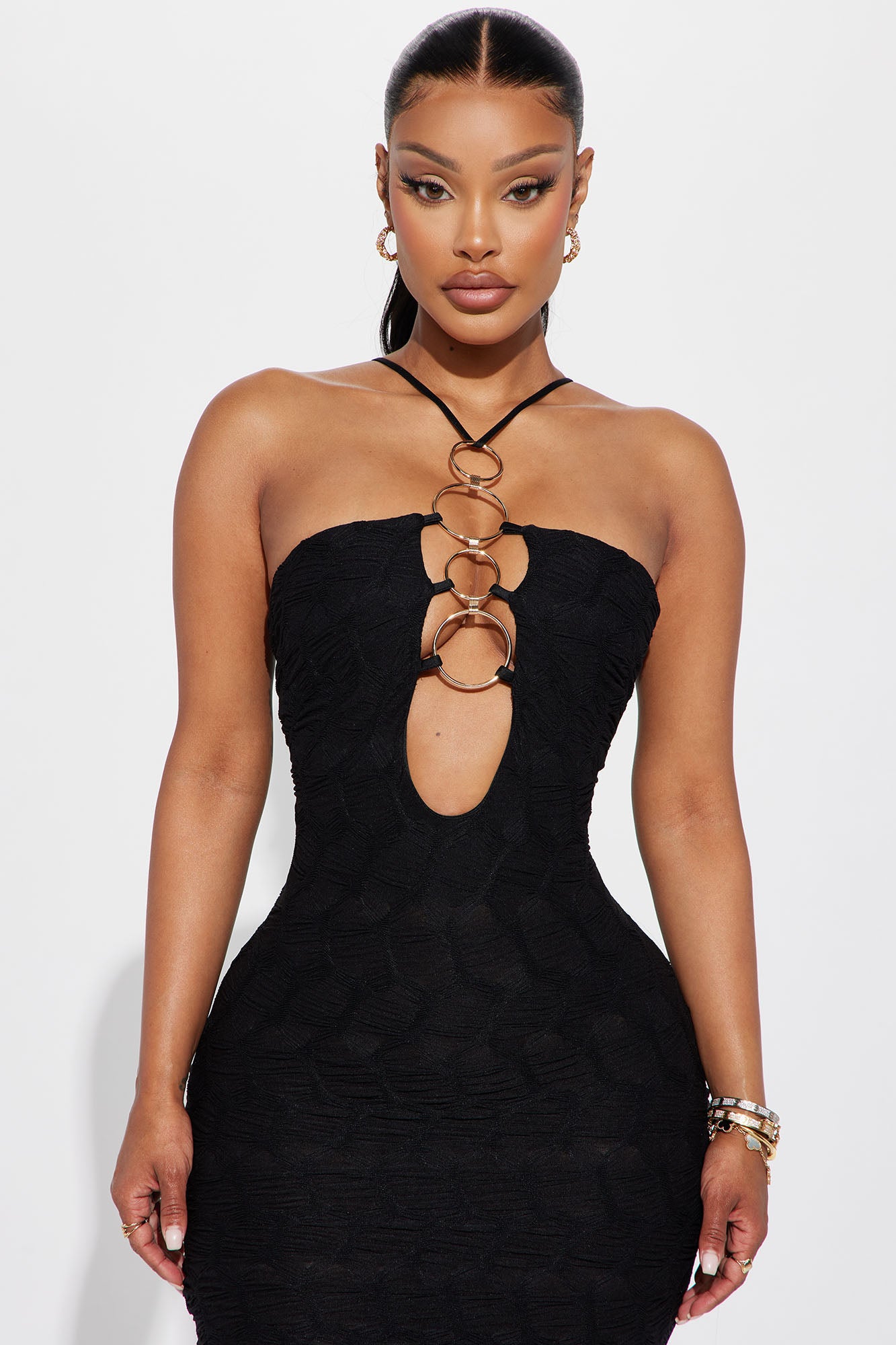 No Rings Attached Maxi Dress - Black