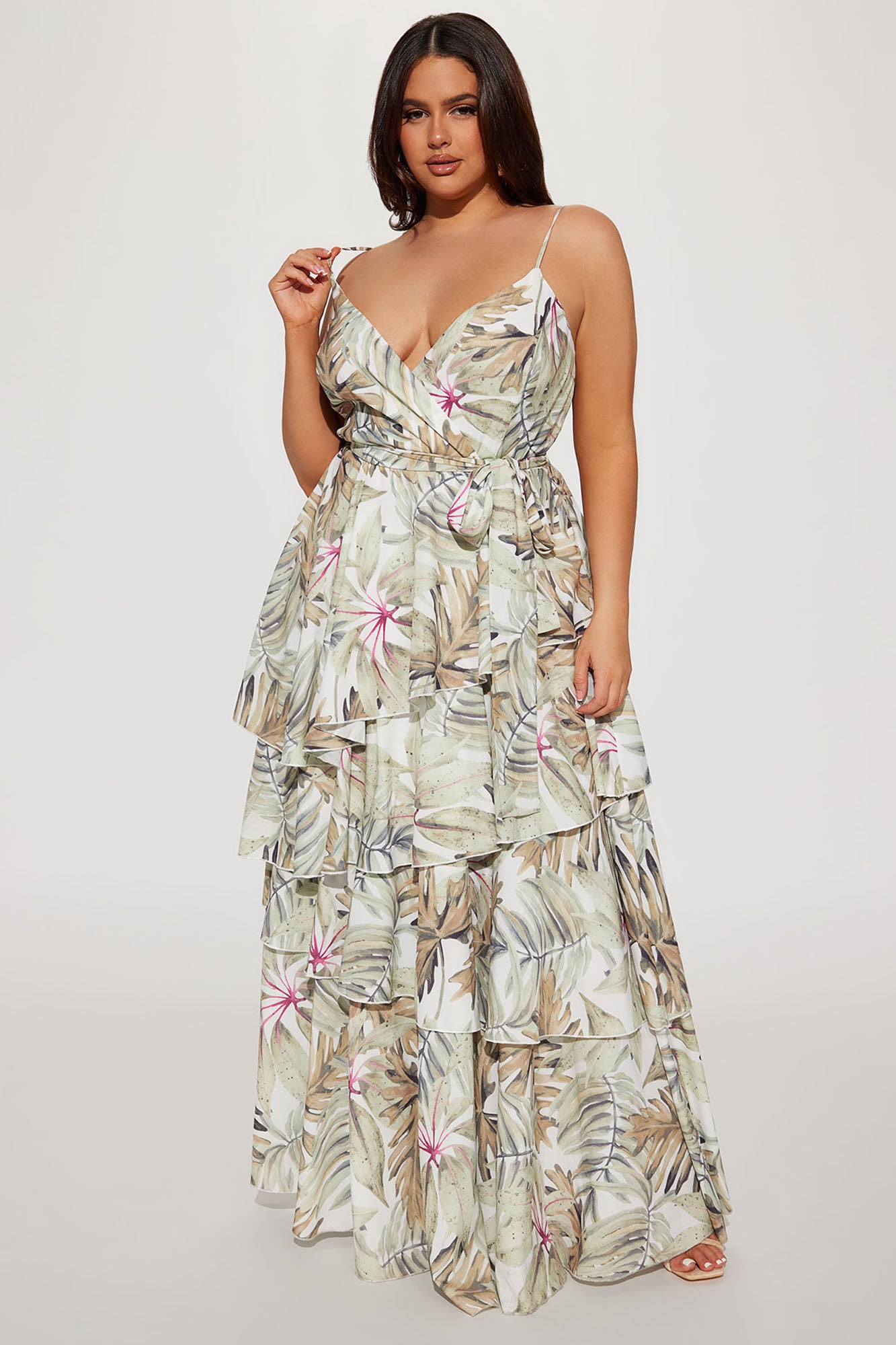 Oahu Maxi Dress - White/combo