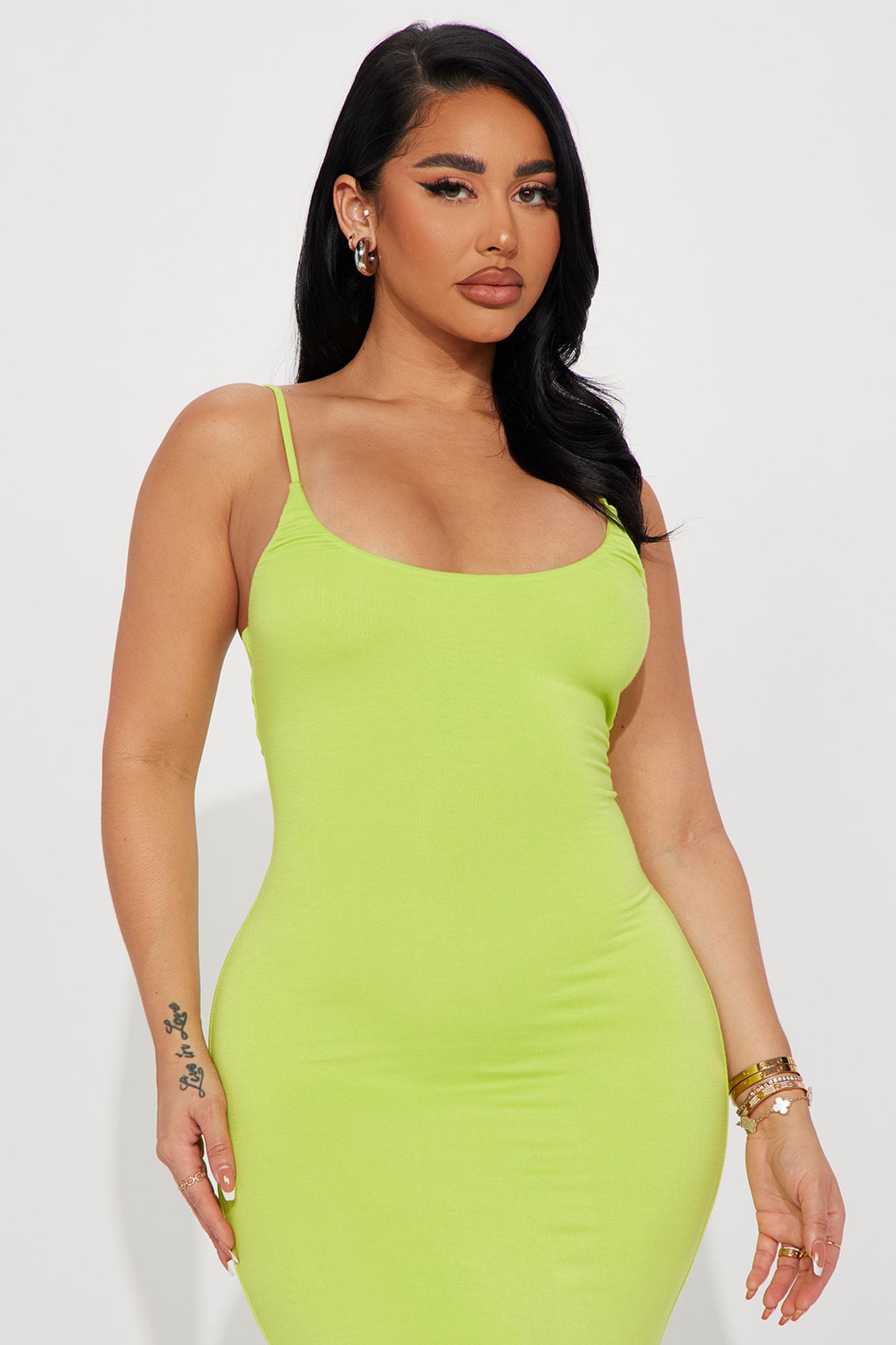 Ajay Maxi Dress - Lime