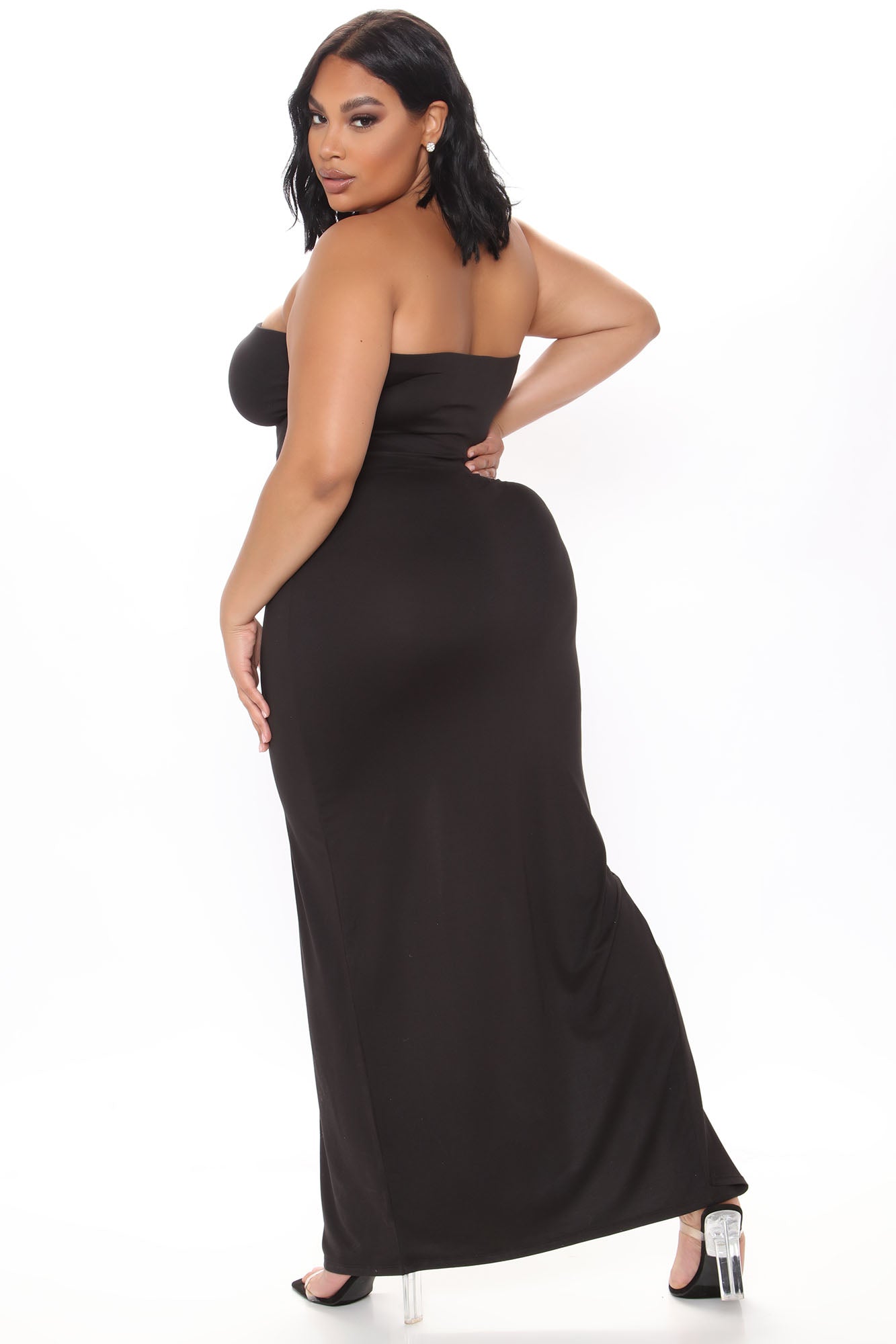Rayna Tube Maxi Dress - Black