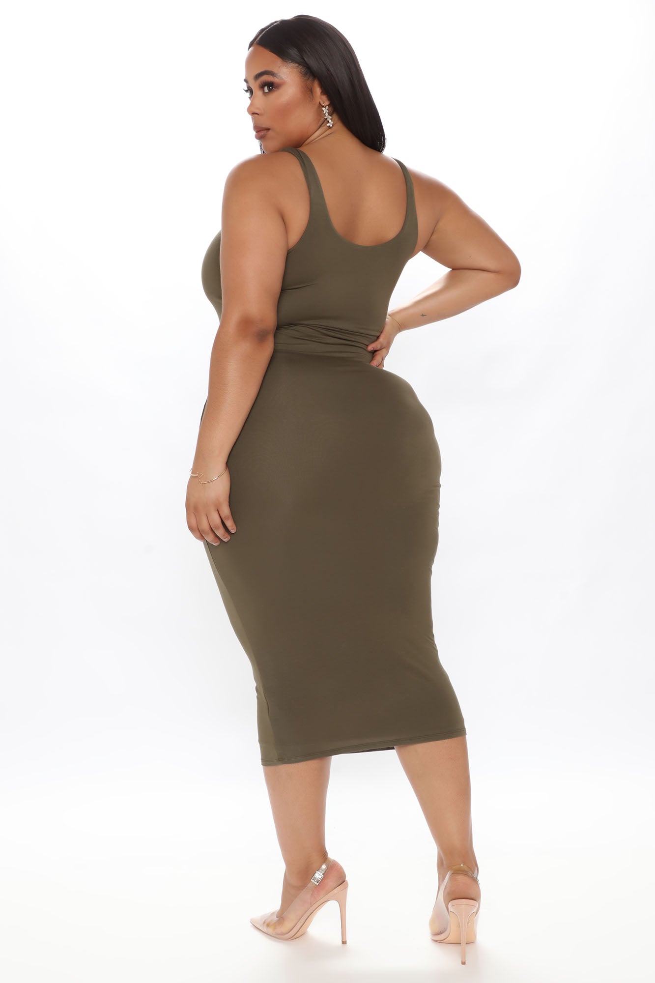 Your Needs Met Dress - Olive