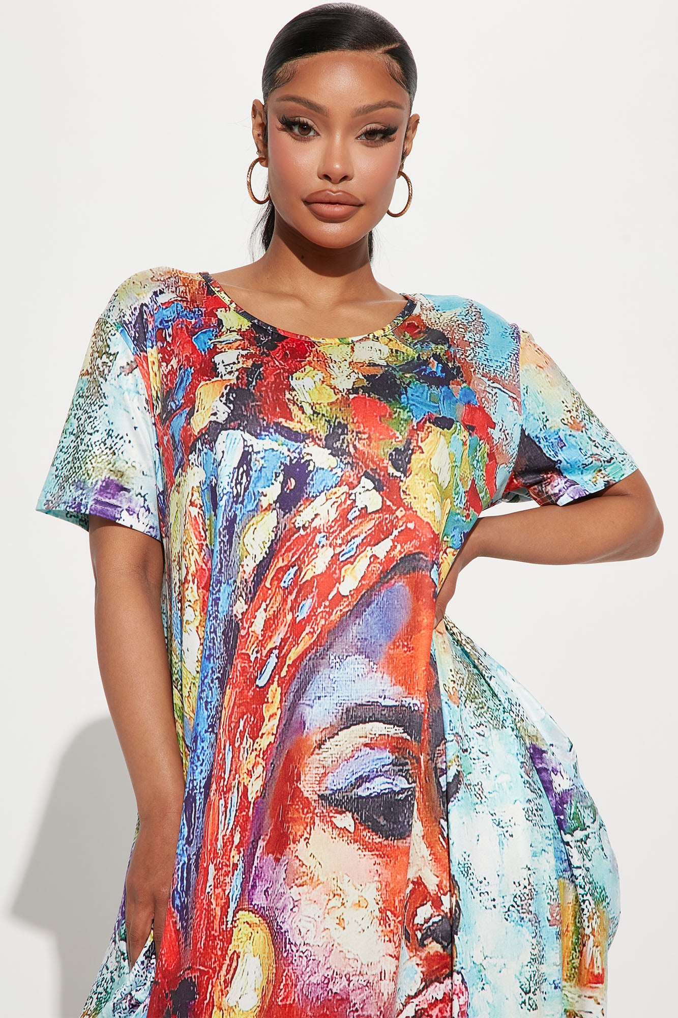 Glam Goddess Maxi Dress - Multi Color