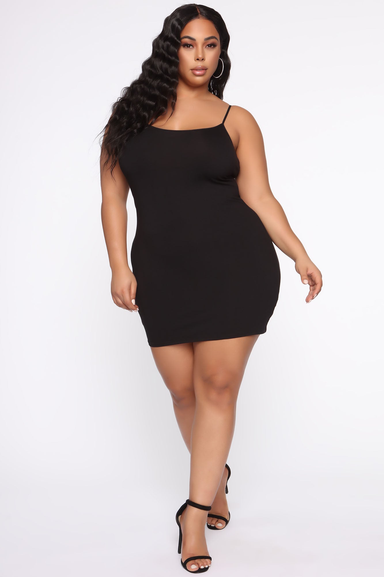 Katie Cami Slip Dress - Black