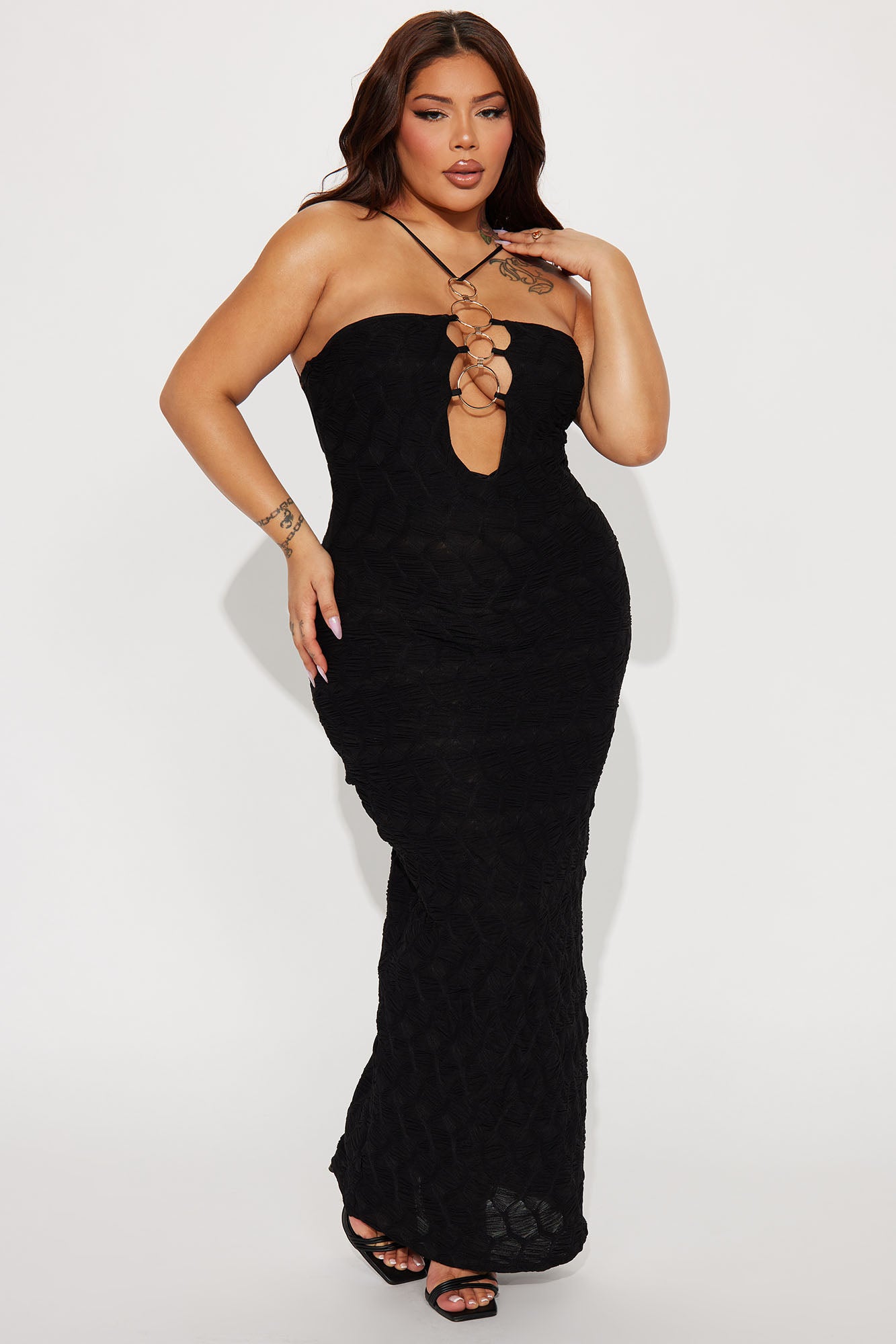 No Rings Attached Maxi Dress - Black