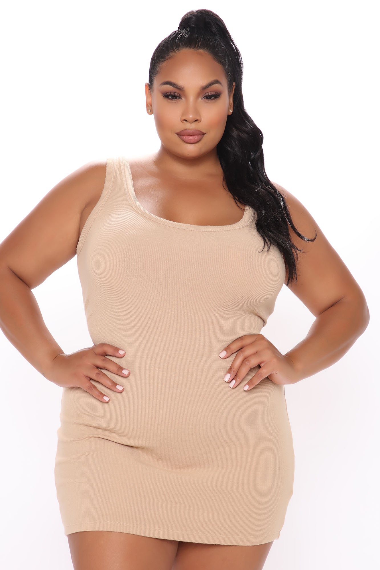 One of the Boys Dress - Nude