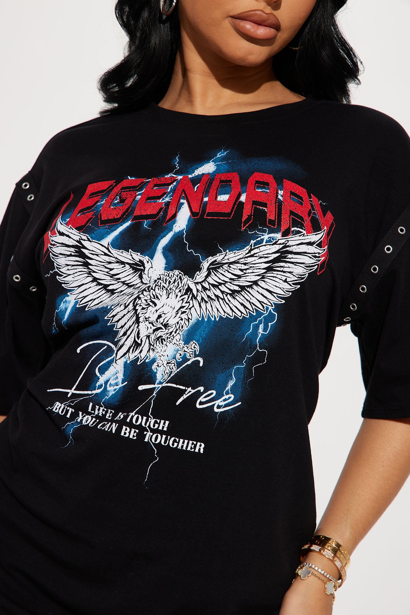 Legendary T-Shirt Dress - Black