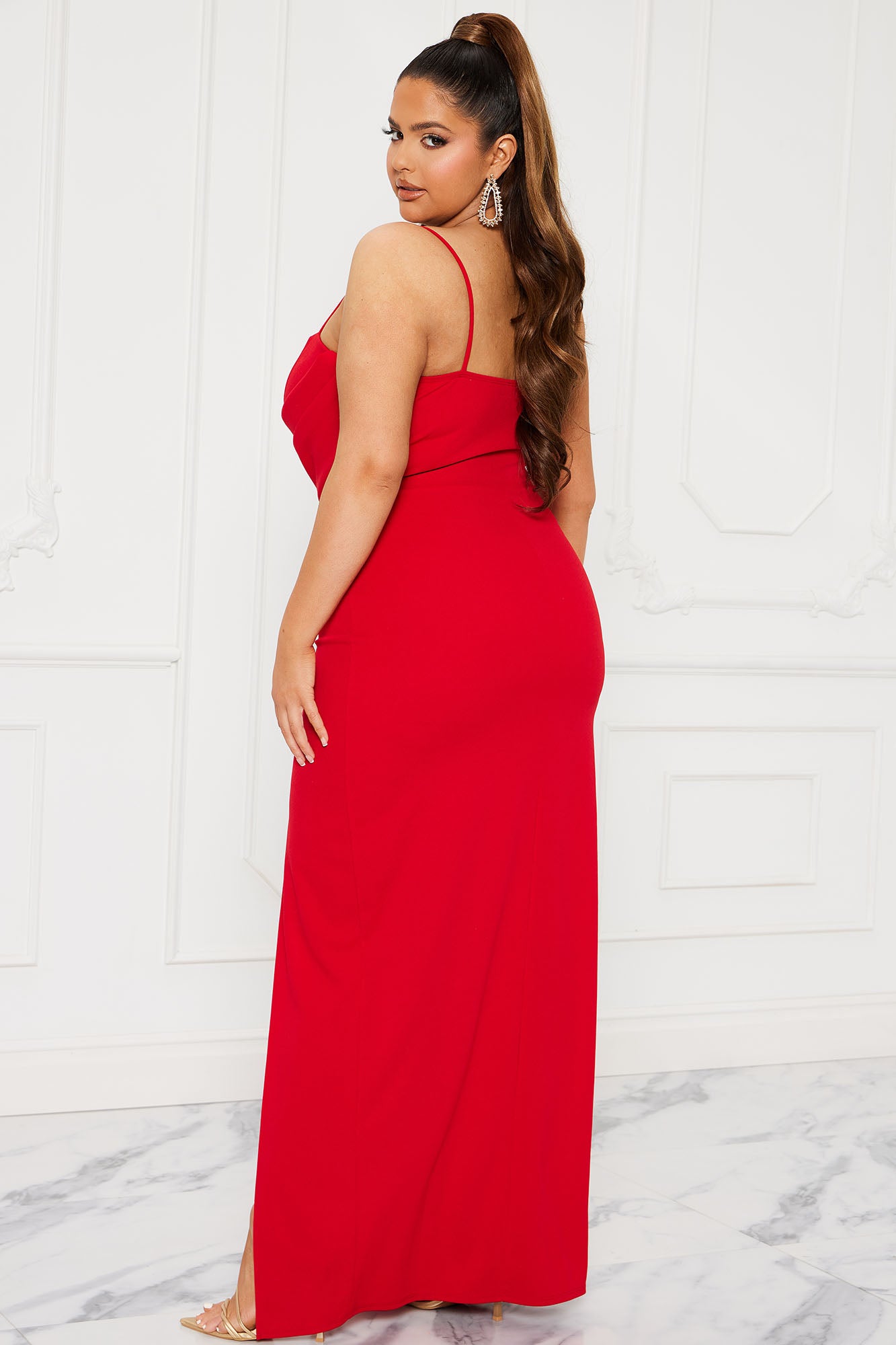Exclusive Invite Maxi Dress - Red