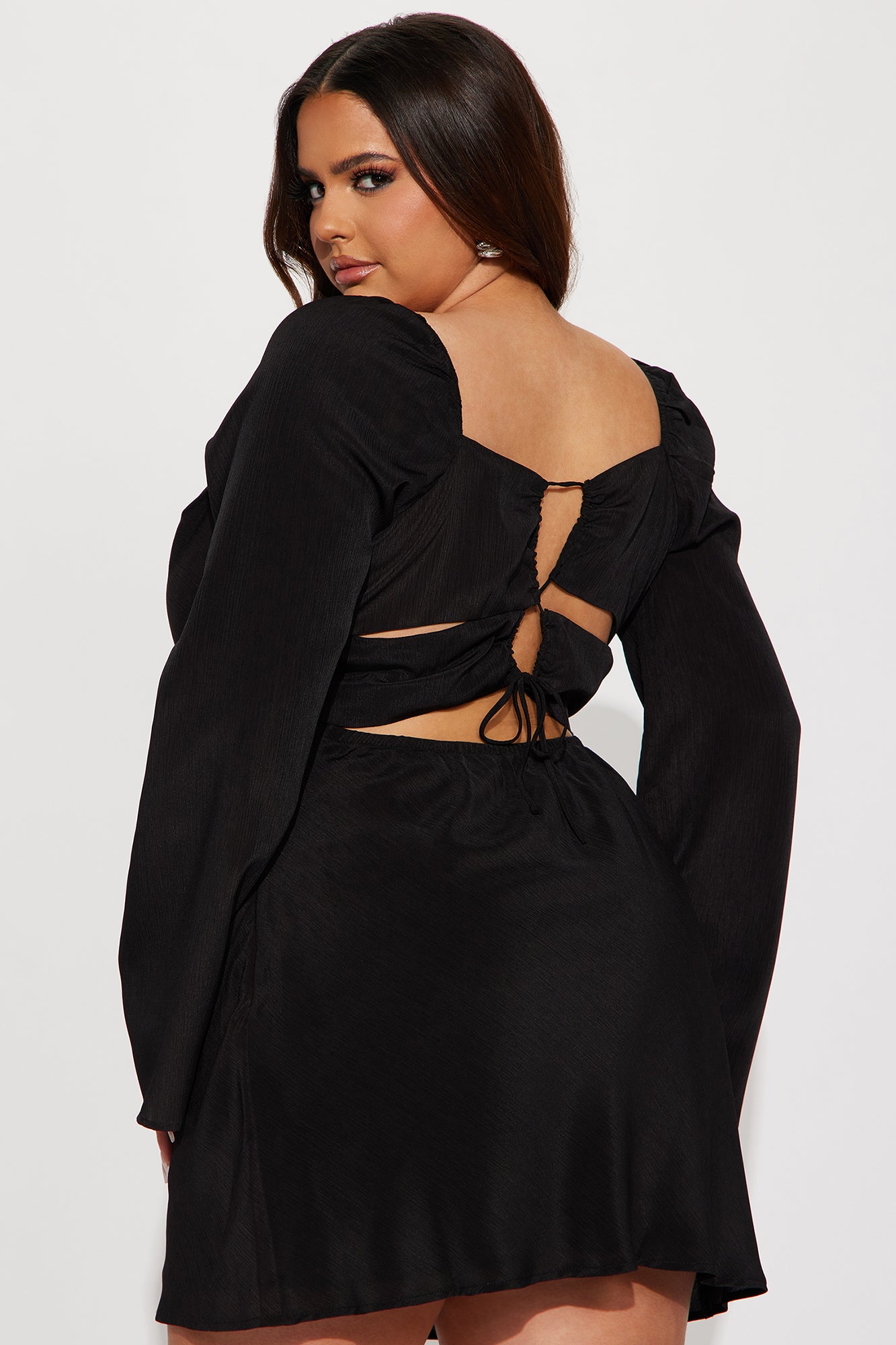 Sweet Honey Mini Dress - Black