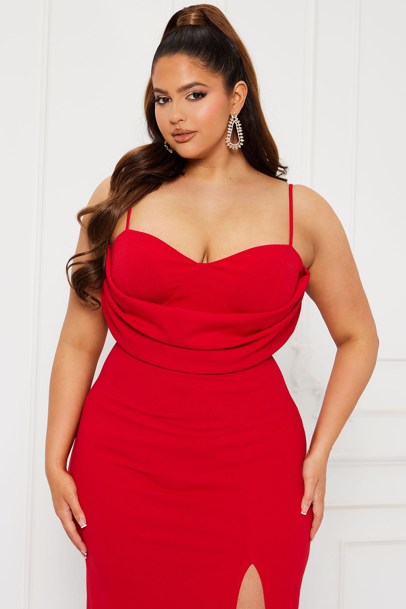 Exclusive Invite Maxi Dress - Red