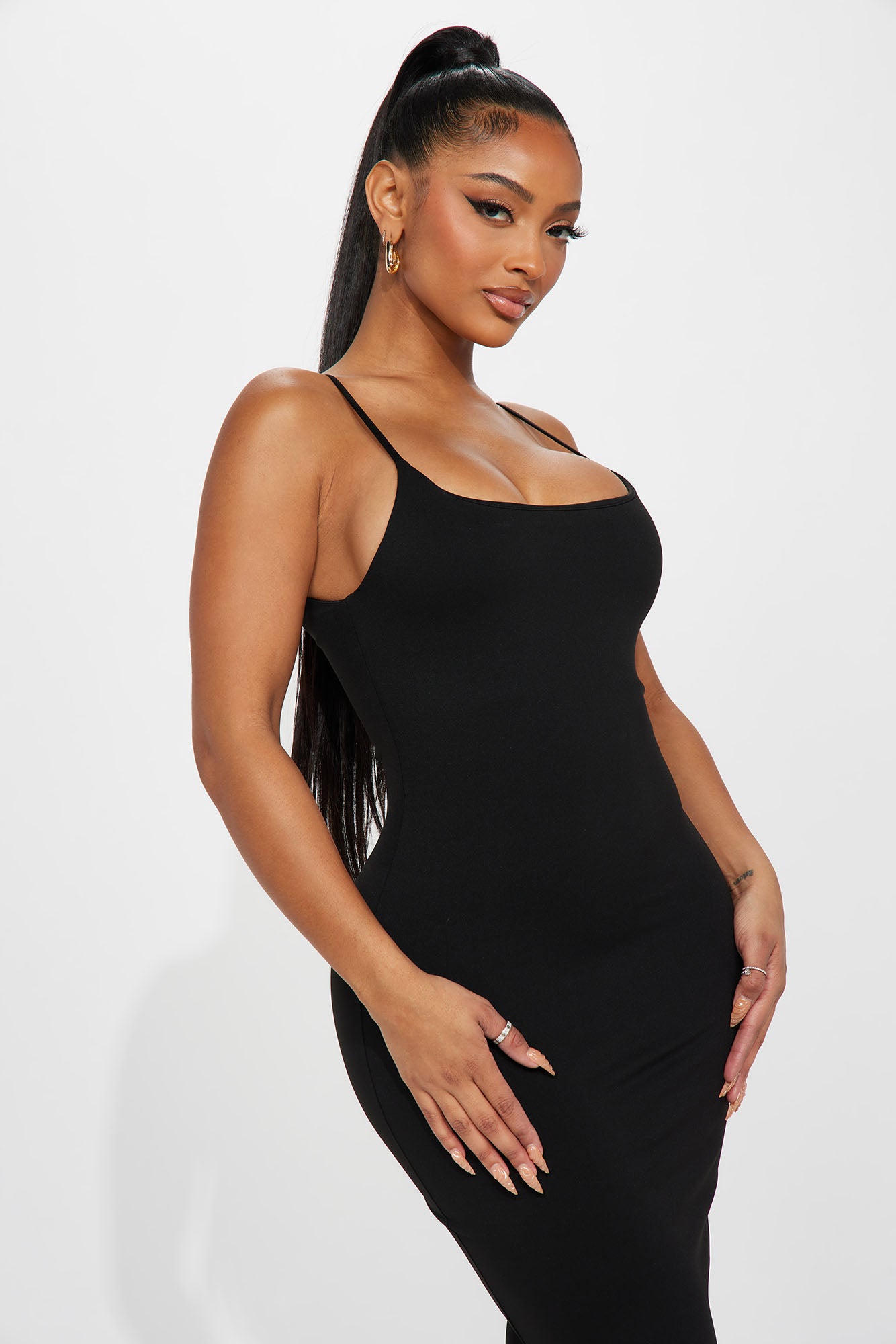 Weekends in Downtown Maxi Dress - Black