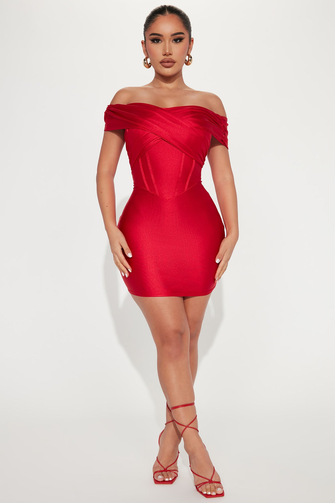 Know My Worth Mini Dress - Red