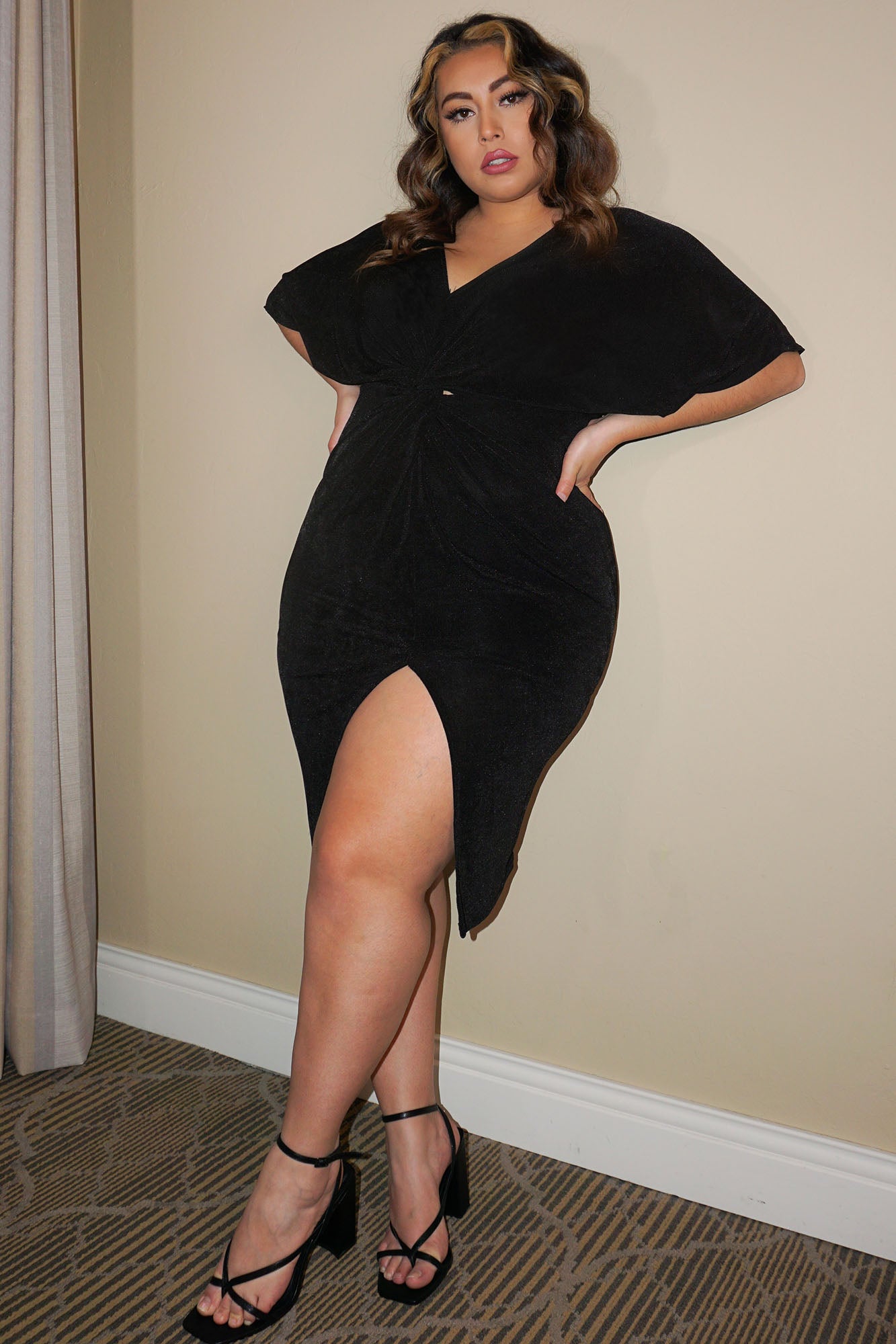 Full Grown Knot Dress - Black