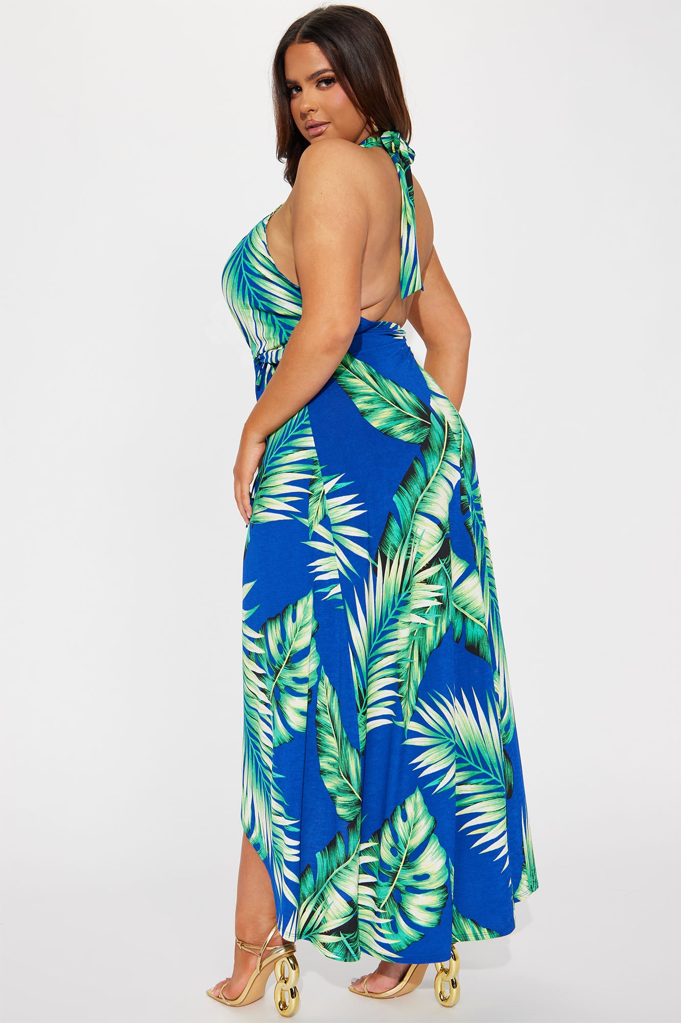 Kaimana Maxi Dress - Royal/combo