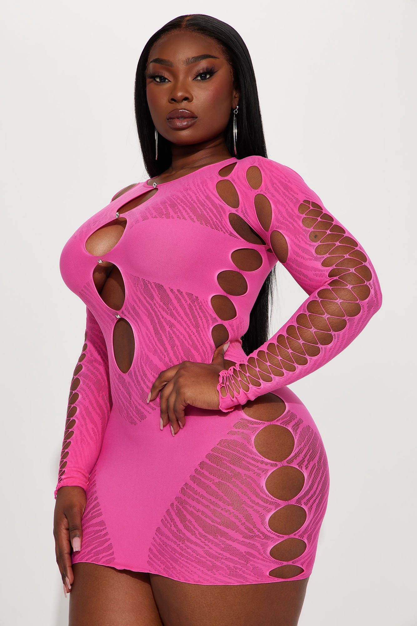 So Seamless Mini Dress - Pink