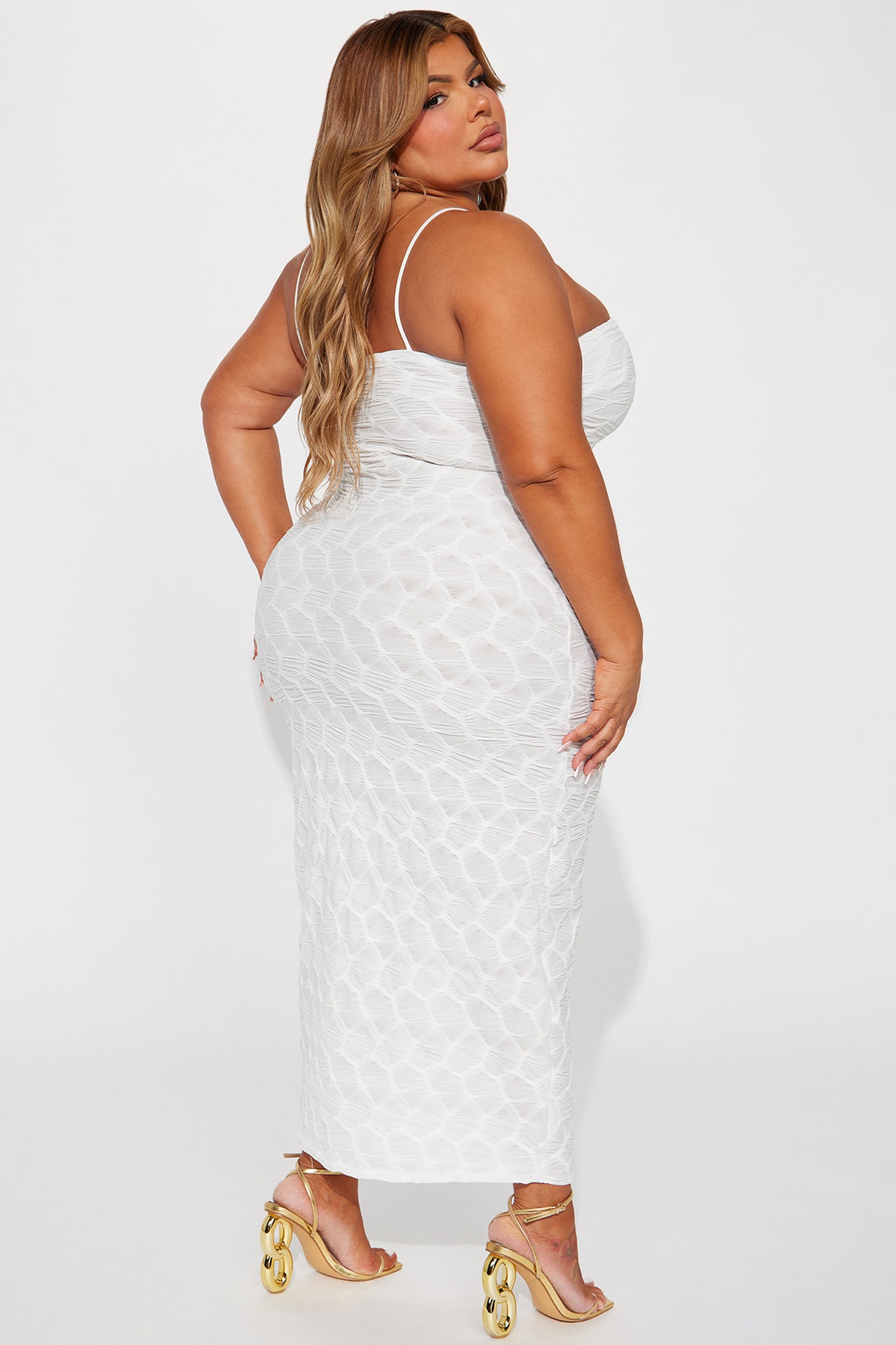 No Rings Attached Maxi Dress - White