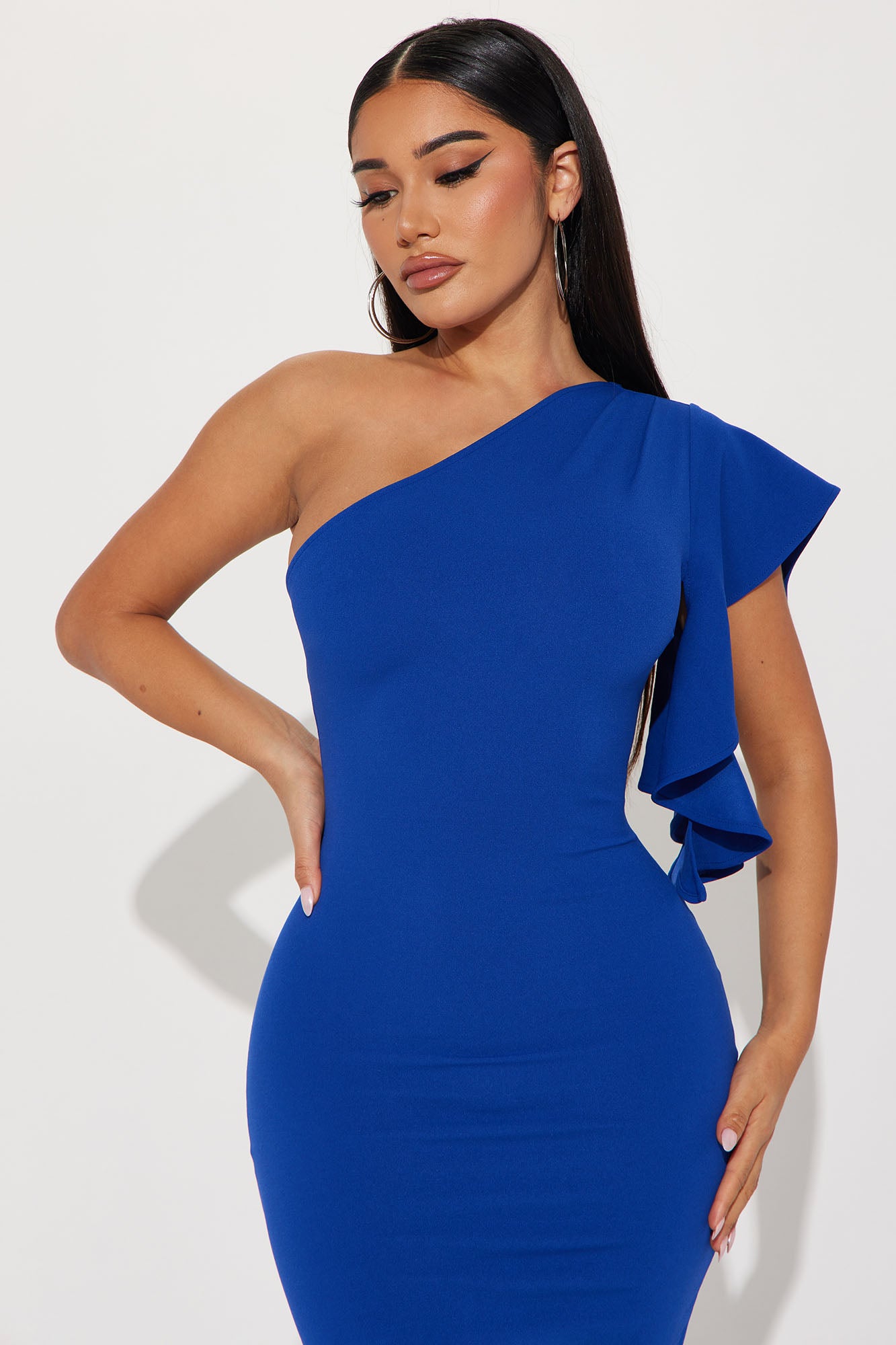 See You At The Yacht Club Midi Dress  - Navy