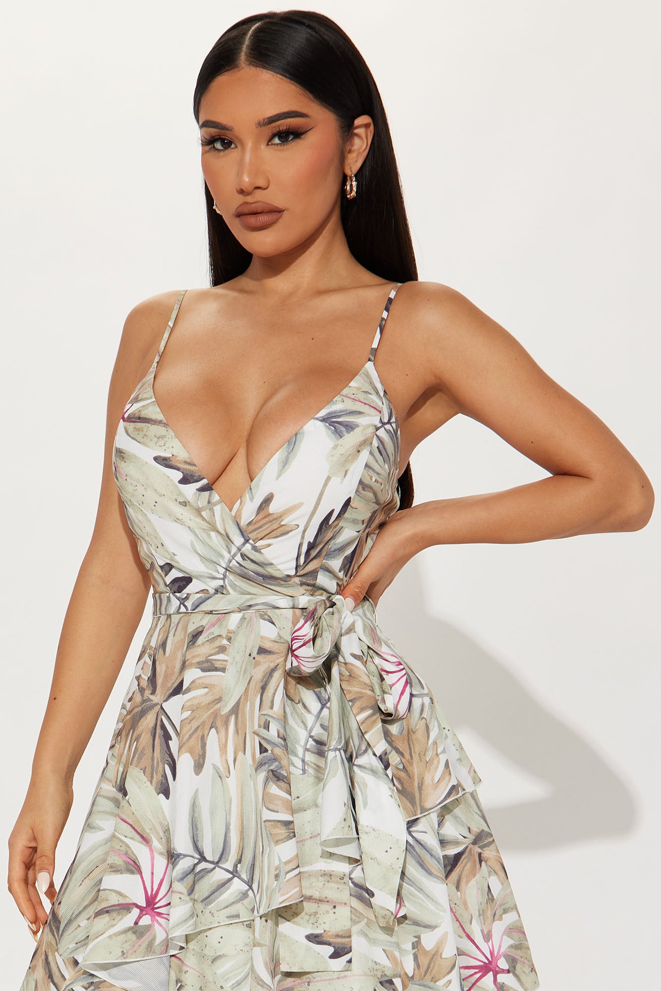 Oahu Maxi Dress - White/combo